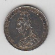 VICTORIA - SHINNING 1887 TTB+ - I. 1 Shilling