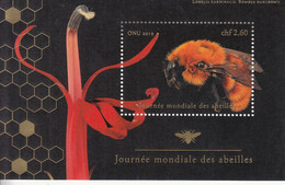 2019 United Nations Geneva World Bee Day  Souvenir Sheet MNH @ BELOW FACE VALUE - Honeybees