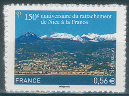 France, Rattachement De Nice à La France, 2010 **, TB  timbre Autoadhésif - Ongebruikt