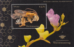 2019 United Nations Vienna World Bee Day  Souvenir Sheet MNH @ BELOW FACE VALUE - Honeybees