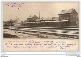 LIBRAMONT ..-- GARE . 1904 Vers OSTENDE ( Mr Georges VANDEBERGHE ) . Voir  Verso . - Libramont-Chevigny