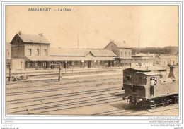 LIBRAMONT ..-- MILITARIA  France 14-18 . La GARE . TRAIN !!!  De MOIRCY Vers France . Voir Texte Verso . - Libramont-Chevigny