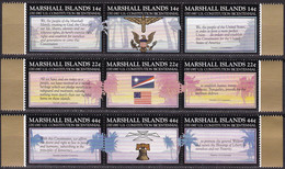 Marshall Insel, 1987, 125/33, MNH **, 200 Jahre Verfassung Der USA - Marshall