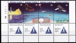 Marshall Insel, 1988, 199/02, MNH **, 30 Jahre Amerikanische Weltraumbehörde NASA, - Marshall