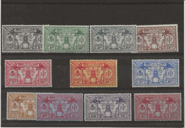 NOUVELLES-HEBRIDES -SERIE N° 80 A 90 NEUVE INFIME TRACE CHARNIERE -ANNEE 1925 - COTE :30 € - Unused Stamps