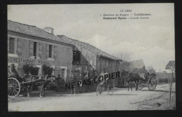 LE GERS  Environs De NOGARO  LAUJUZAN  Restaurant   Cheval  Tricycle Facteur  1913 - Otros & Sin Clasificación