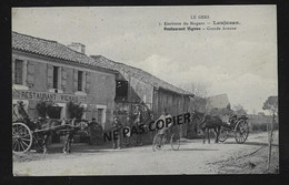 LE GERS  Environs De NOGARO  LAUJUZAN  Restaurant   Cheval  Tricycle Facteur  1913 - Autres & Non Classés