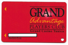 Grand Casino, Tunica, MS, U.S.A., Older Used Slot Or Player's Card, # Grandtunica-1 - Casinokarten