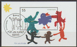 Deutschland 2003 Mi-Nr.2360  Block 64 O Gest. ESST. Bonn Für Uns Kinder( D1785 )günstige Versandkosten - 2001-2010