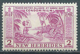 Nouvelles Hébrides - 1957 - La Noix De Coco  - Légende  Anglaise  - N° 195  - Neuf **/ MNH - Nuevos