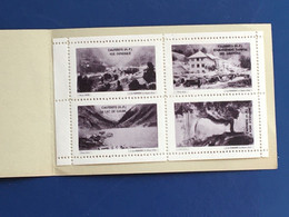 Cauterets Bloc Rare En Carnet 4 Vignettes**Touristique-☛Erinnophilie,stamp,Timbre,Label,Sticker-Aufkleber-Bollo-Viñeta-☛ - Blocks & Sheetlets & Booklets