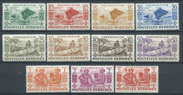 Nouvelles Hébrides  - 1953  -  Série Courante - N° 144 à 154  - Neuf * - MLH - Ungebraucht