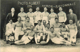 Bayonne * équipe De Rugby AVIRON BAYONNAIS Aviron Bayonnais 1914 * Sport * Photo Aubert * CPA - Bayonne