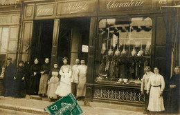 St Jean De Luz * Carte Photo * Devanture Charcuterie Georges MILHET Ou MILHEL Au N°62 * Commerce Magasin - Saint Jean De Luz