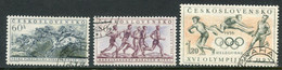 CZECHOSLOVAKIA 1956 Sports Events II  Used.  Michel 981-83 - Used Stamps