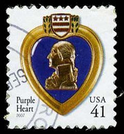 Etats-Unis / United States (Scott No.4164 - 41¢ Purple Heart) (o) - Usati