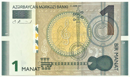 Azerbaijan - 1 Manat - 2017 - Pick 31.b -  Unc. - Serie F - Azerbaigian