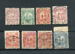 !!! MAROC : LOT D'OBLITERATIONS SUR TIMBRES DES POSTES CHERIFIENNES - Locals & Carriers