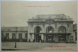 GUERRE 1914-18 - SAINT DIE La Gare Côté Cour - Saint Die