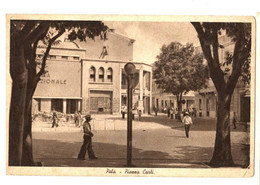 PULA 1947 -  POLA Piazza Carli - Zeleznicki Zig Pula-Rijeka - Kroatien
