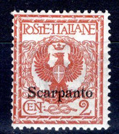 Egeo - Scarpanto - 2 Centesimi * - Ägäis (Scarpanto)