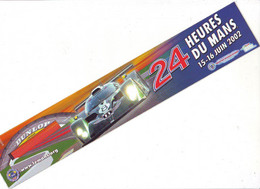 Autocollant - 24 HEURES DU MANS - 15 - 16 Juin 2002 - Automobile - F1