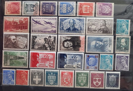 France 1942 Année Complète De 30 Timbres **TB Cote 97€ - 1940-1949