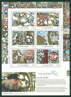 Peintre Jean-Paul RIOPELLE, Paintor; Timbres Scott # 2002 Stamps; Feuille Complète / Full Pane (6818) - Unused Stamps