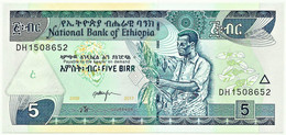 Ethiopia - 5 Birr - 2017 / EE 2009 - Unc. - Pick 47.h - Sign. 6 - Etiopía