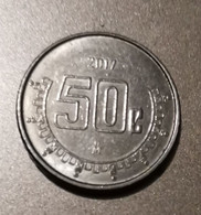 Mexico 50 Cent Small  Used Coin 2017 - Andere - Amerika