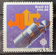 C 1320 Brazil Stamp World Year Of Communication 1983 Circulated 4 - Gebruikt