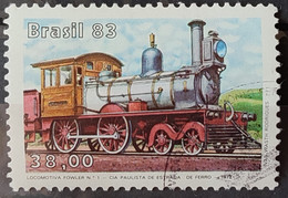 C 1328 Brazil Stamp Brazilian Railroad Patrimony Train 1983 Circulated 1 - Gebruikt