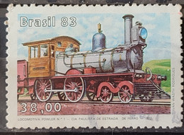 C 1328 Brazil Stamp Brazilian Railroad Patrimony Train 1983 Circulated 5 - Gebruikt