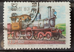 C 1328 Brazil Stamp Brazilian Railroad Patrimony Train 1983 Circulated 6 - Gebruikt