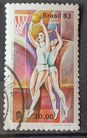 C 1330 Brazil Stamp Basketball Woman 1983 Circulated 2 - Gebruikt