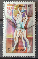 C 1330 Brazil Stamp Basketball Woman 1983 Circulated 4 - Gebruikt