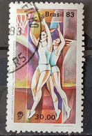 C 1330 Brazil Stamp Basketball Woman 1983 Circulated 5 - Gebruikt
