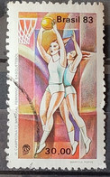 C 1330 Brazil Stamp Basketball Woman 1983 Circulated 10 - Gebruikt