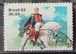 C 1331 Brazil Stamp 200 Years Simon Bolivar Horse 1983 Circulated 3 - Gebruikt