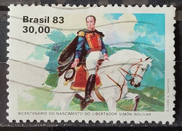 C 1331 Brazil Stamp 200 Years Simon Bolivar Horse 1983 Circulated 4 - Gebruikt