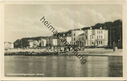 Ostseebad Heiligendamm - Strand - Foto-AK - Verlag R. Lederbogen Karl-Marx-Stadt Gel. 1950 - Heiligendamm