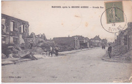 80 - ROISEL - GRANDE RUE - APRES LA GRANDE GUERRE  1919 - Roisel