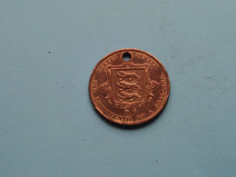 1870 > 1/13th Of A Shilling ( Holed ) > ( Zie / Voir Photo > For Grade See > Detail SCAN ) ! - Jersey