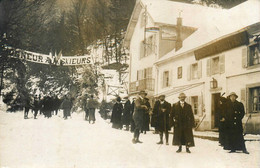 Lepuix Gy * Carte Photo * Concours De Ski Dimanche 8 Janvier 1914 * Hôtel TOURTER KOLB * Ballon D'alsace * Sport - Other & Unclassified