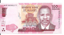 MALAWI 100 KWACHA 2016 UNC P 65 B - Malawi