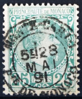 MONACO                     N° 6                     OBLITERE - Used Stamps
