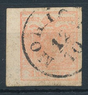 1850. Typography 3kr Stamp, MOHACS - ...-1867 Prephilately
