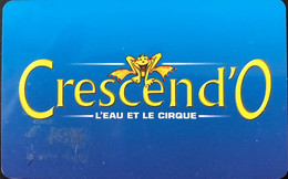 FRANCE  -  Disneyland Paris  -   Disney Village  -  CRESCEND'O  (L'eau Et Le Cirque) - Passeports Disney