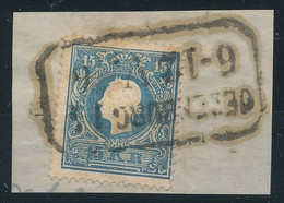 1858. Typography With Embossed Printing, 15kr Stamp OEDENBURG - ...-1867 Voorfilatelie