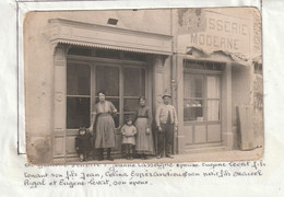 30/ Quissac Carte Photo De La Boulangerie Levat Une Complete Et L Autre Recoupé Avec Nom Etc - Quissac